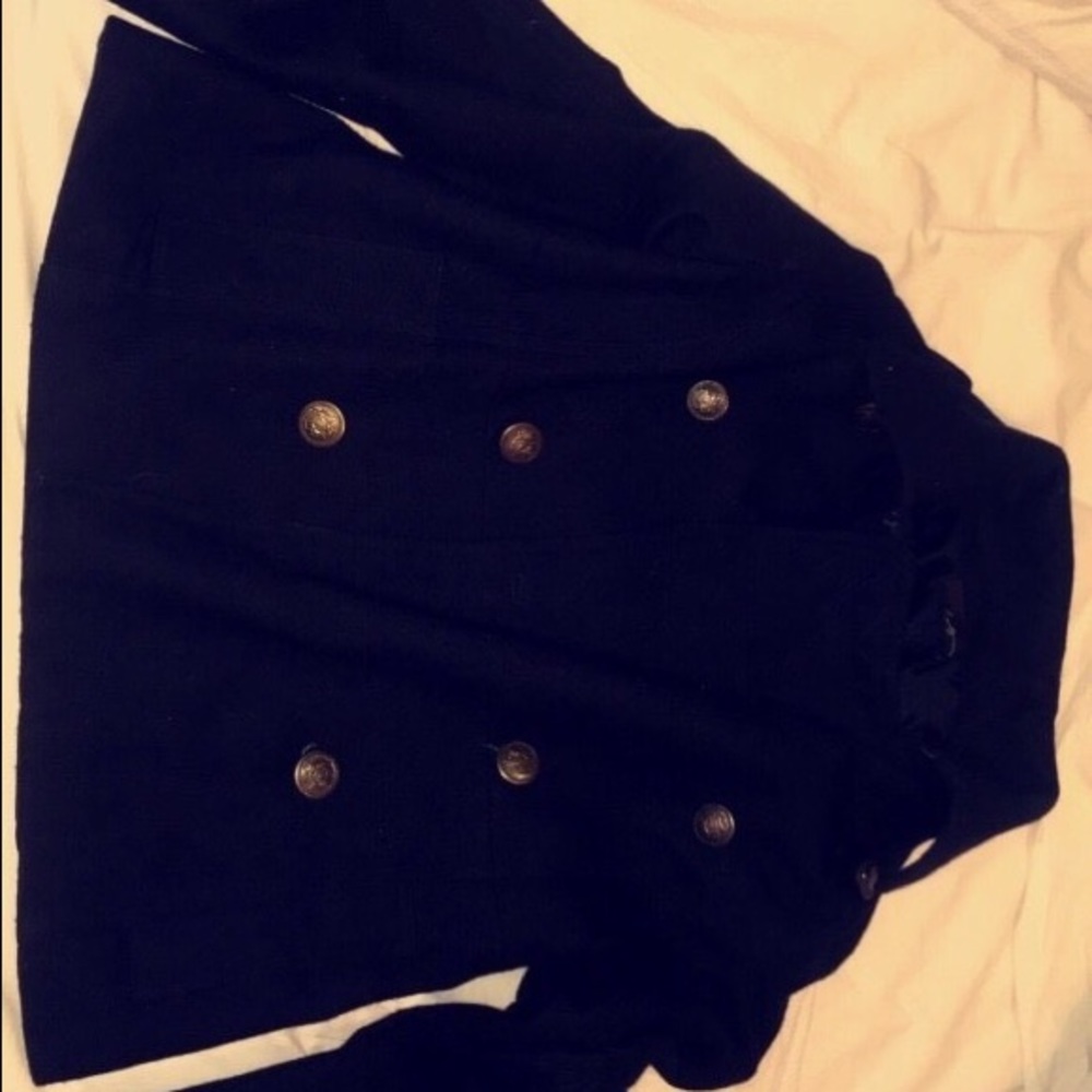navy blue peacoat